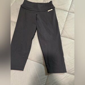 Bia Brazil black cropped flare pants One Size Small